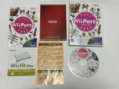 Wii Party w/ Manual Flyers (Nintendo Wii, 2010) Tested Japan - Image 1 of 4