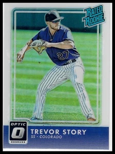 Donruss Optic #53 2016 Trevor Story Colorado Rockies radiocontrol novato - Imagen 1 de 2