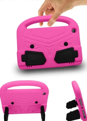 Shockproof EVA Kids Friendly Tablet Cover Foldable Stand Handle PINK Samsung - Image 1 of 4