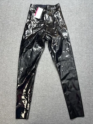 Commando Women's Black High Rise Stretch Faux Leather Leggings Pants Size S - Image 1 of 4