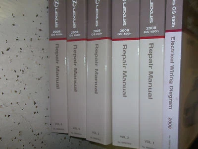2008 Lexus GS450h GS 450H Servicio Tienda Reparación Manual Juego Fábrica W Ewd - Imagen 1 de 2