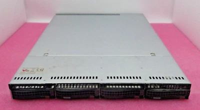 Supermicro SuperServer CSE-815 X10SRW-F 4x 3.5" HDD Bay 8-DIMM Slot Rack Server - Image 1 of 3