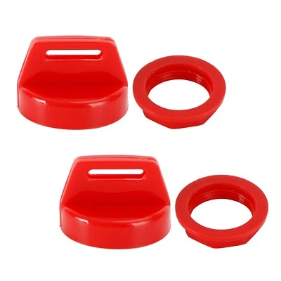 2 Pack Red Ignition Key Cover w/Nut For Polaris RZR XP 570 800 900 1000 5433534 - Image 1 of 4