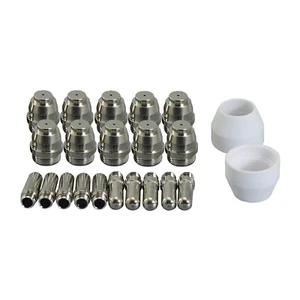 SP-60 Plasma Electrodes Nozzle Tips 1.2mm 60Amp Shroud Shield Cup 22pcs - Picture 1 of 8