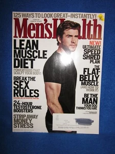MENS HEALTH MAGAZINE SEPTEMBER 2012, MUSCLE EXCERISE, LIAM HEMSWORTH, #S2012 - Picture 1 of 10