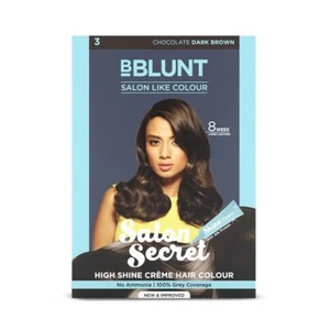 Bblunt Salon Secret High Shine Hair Colour Chocolate Dark Brown 3 (a) P442 - Picture 1 of 5