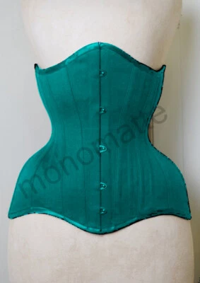 Nuevo Corsé de Entrenamiento Estilo Algodón Acero Cintura Deshuesada Genuino Bajo Busto Foto 1 de 2