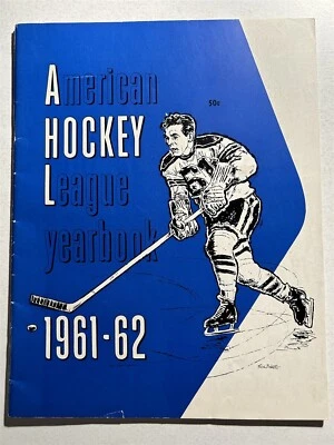1961 62 AHL HOCKEY Yearbook BUFFALO Bison QUEBEC Aces CLEVELAND Barons HORNETS - Image 1 of 4