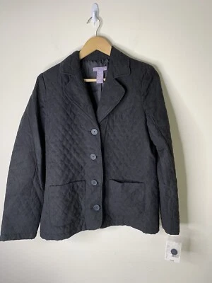 Женская куртка LAURA SCOTT размер M стеганая черная с подкладкой с мягкими карманами легкая - Изображение 1 из 4