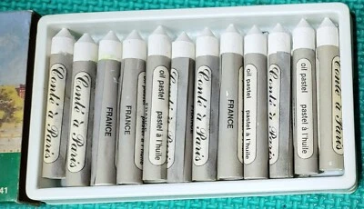 CONTE A Paris 12 PASTÉIS DE ÓLEO BRANCO - Imagem 1 de 4