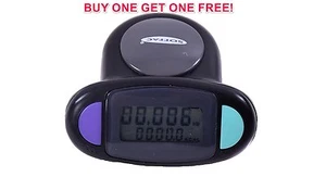 SOFFAC WALKING, RUNNING, JOGGING DIGITAL DISTANCE CLIP ON PEDOMETER BOGOF - Picture 1 of 4