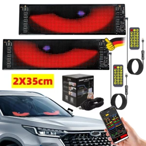 2Stück Für Lkw Devils Eye Lampe LED-Bildschirm Auto-Augenlicht Dynamisches Licht - Bild 1 von 14