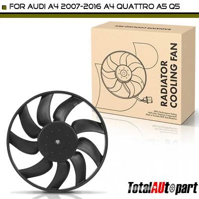 Ventilador de refrigeración del radiador para Audi A4 2007-2016 A5 2012-2015 Q5 2009-2017 S5 Allroad Foto 1 de 4