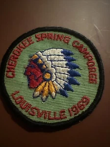 Cherokee Spring Camporee Louisvillle 1969 OKHC Sammler Patch BSA - Bild 1 von 2