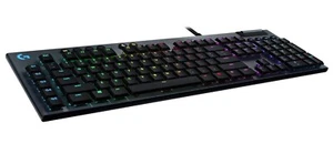 Clavier Logitech G815 LIGHTSYNC RGB QWERTZ FR noir linéaire - Photo 1/1