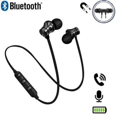 JJ-SHOP24 Bluetooth Kopfhörer In-Ear Sport Headset MIC Für HUAWEI Samsung iPhone LG NEU