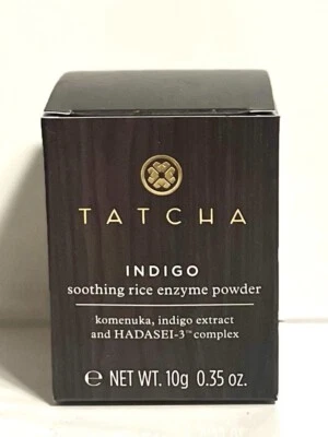 TATCHA Indigo Soothing Rice Enzyme Powder Mini Size - 10g/0.35oz NIB A - Image 1 of 4