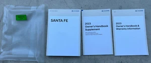 2023 23 OEM Factory HYUNDAI Sante Fe User Owners Complete Manual Set - Picture 1 of 4