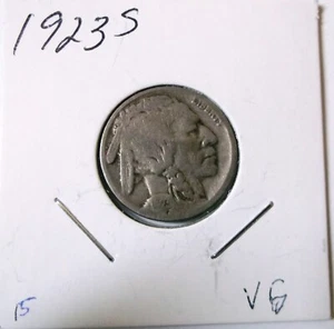 1923 S Buffalo Nickel  Very Good - Picture 1 of 2