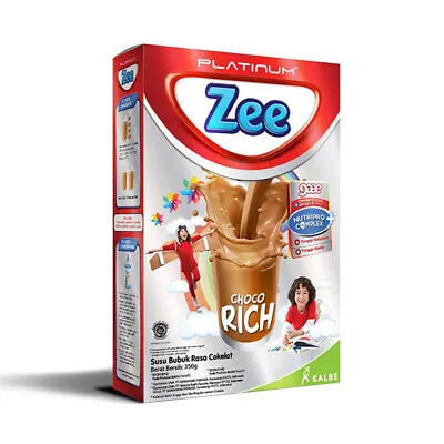 [Zee] Platinum Kids Age 3-12 Yr High Calcium Growth Milk Powder Choco Rich 350g • 29.16$