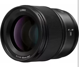 NUOVO obiettivo Panasonic LUMIX S 85 mm f/1.8 come nuovo - nero - Foto 1 di 14