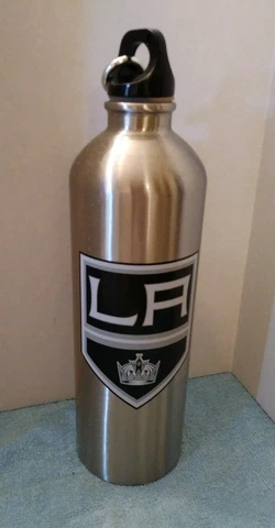 Los Angeles Kings Stainless Steel Waterbottle W/ Kings & Bailey Logo MIB 2015-16 Cover