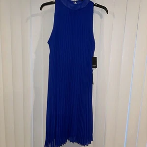 Marina Rinaldi Women's Cobalt Sleeveless Dress. Style T7451. NWT. 2 - Picture 1 of 10