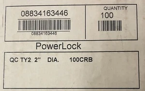 Merit Abrasives Quick Change Discs 2" 100 Grit Ultra Ceramic Plus box of 100 - Picture 1 of 2