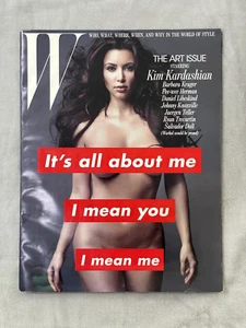 W Magazin Kim Kardashian Die Kunstausgabe November 2010 Barbara Kruger Alex Prager - Bild 1 von 6