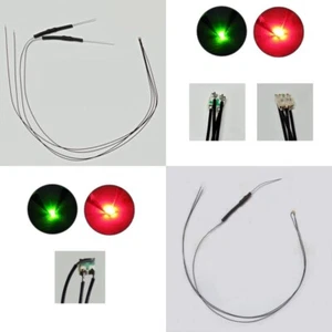 Duo LED 0605 SMD rot / grün mit Kabel Stellpult Rückmeldung Weichen Signale - Bild 1 von 8