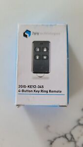New 2GIG 4-Button Key Fob Remote 2GIG-KEY2-345