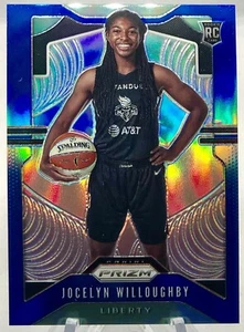 2020 Panini Prizm WNBA Jocelyn Willoughby SP Blue Prizm RC #d /149 Liberty - Picture 1 of 2