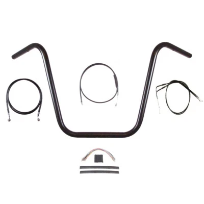 Kit de manillar colgante Ape 1990-1995 Harley-Davidson Dyna 1" negro 16" Foto 1 de 2