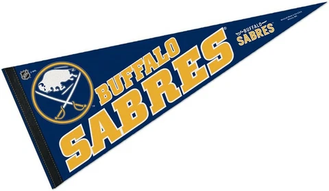 WinCraft NHL Buffalo Sabres Carded Classic Felt Pennant, 12" x 30 Cover