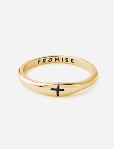 Gold Promise Ring - Picture 1 of 8