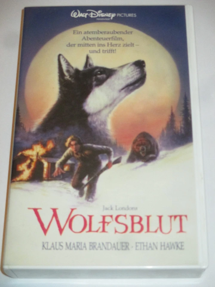 Walt Disney - Wolfsblut - VHS/Abenteuer/Ethan Hawke/Klaus Maria Brandauer/Holo - Bild 1 von 2