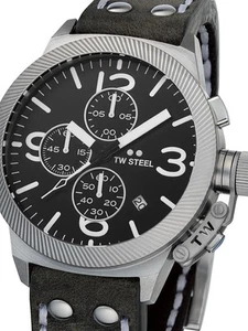 TW-Steel CS105 Canteen Chronograph Mens Watch 45mm 10ATM - Picture 1 of 6