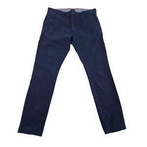 J.Crew $ 98 250 Skinny Fit Herrenhose Stretch Chino marineblau 34 x 32 AB613 neu ohne Etikett klassisch - Bild 1 von 17