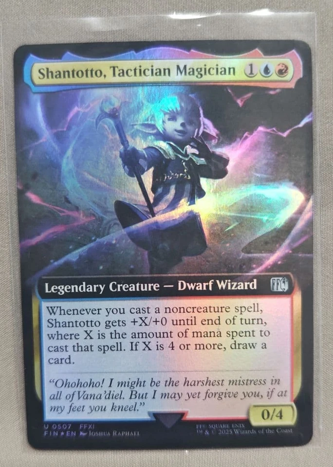 Shantotto Tactician Magician FOIL Extended Art MTG English Used - Image 1 of 2