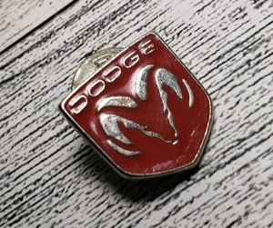 Vintage DODGE RAM Pin Pinback Hat Lapel Tie Tac Tack Logo Red Metal Badge - Picture 1 of 4