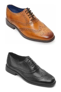 Dr. Lightfoot Herren Memory Foam Schnürsenkel Oxfords Smart Classic Schuhe - Bild 1 von 7