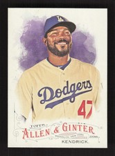 2016 Topps Allen & Ginter   Howie Kendrick #11 Los Angeles Dodgers