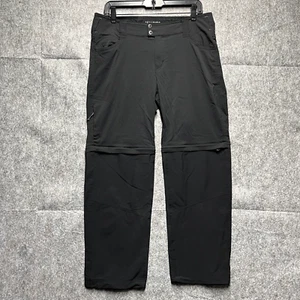 Columbia Convertible Pants Black Women's Size 14 Short Hiking Active Omni Shield - Picture 1 of 18