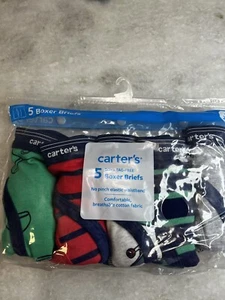 New Carters 5-Pack Cotton Boxer Briefs 4/5 6/7 - Picture 1 of 4