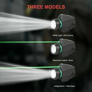 Combo RED Laser Sight LED Flashlight 20mm - Picture 1 of 21