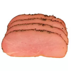 (26,90 €/kg) Pfefferschinken gekocht, Metzgerschinken mit Pfefferrand, Kochschin - Bild 1 von 2