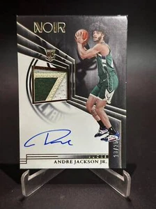 2023-24 Panini Noir Prime #367 Andre Jackson Jr. RPA Rookie PATCH AUTO 13/25 - Picture 1 of 4