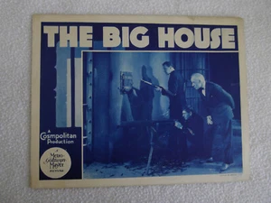 THE BIG HOUSE - 2 tarjetas de vestíbulo originales de 1930 en buen estado - Imagen 1 de 7