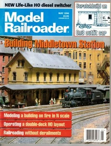 MODEL RAILROADER Magazine May 1996 Building Middletown Station - Picture 1 of 3