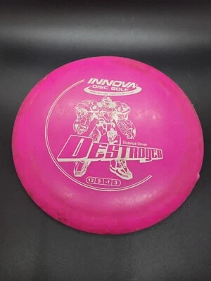 Disco de golf Innova DX Destroyer 172 g lámina de plata rosa controlador de distancia Foto 1 de 4